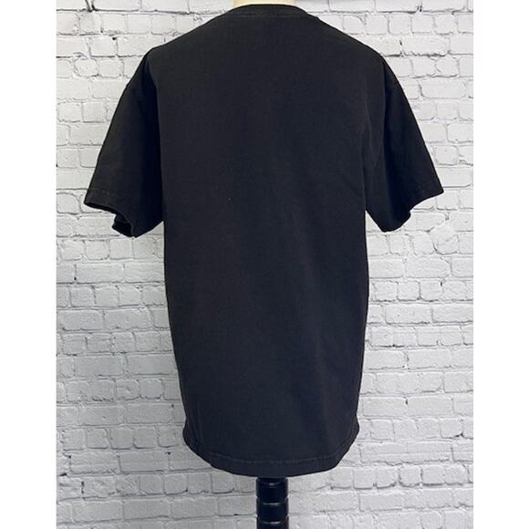 Metallica Black & Rainbow Colors Soft Faded Worn Crewneck T-Shirt Size Large - Picture 2 of 6